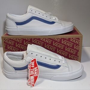 Vans Unisex Style 36 (Leather Pop) Tr Blue/Tr White.